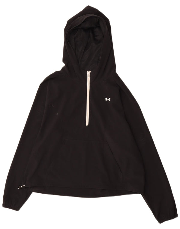 Under Armour Γυναικείο Hoodie Jumper με φερμουάρ UK 18 XL μαύρο πολυεστέρα