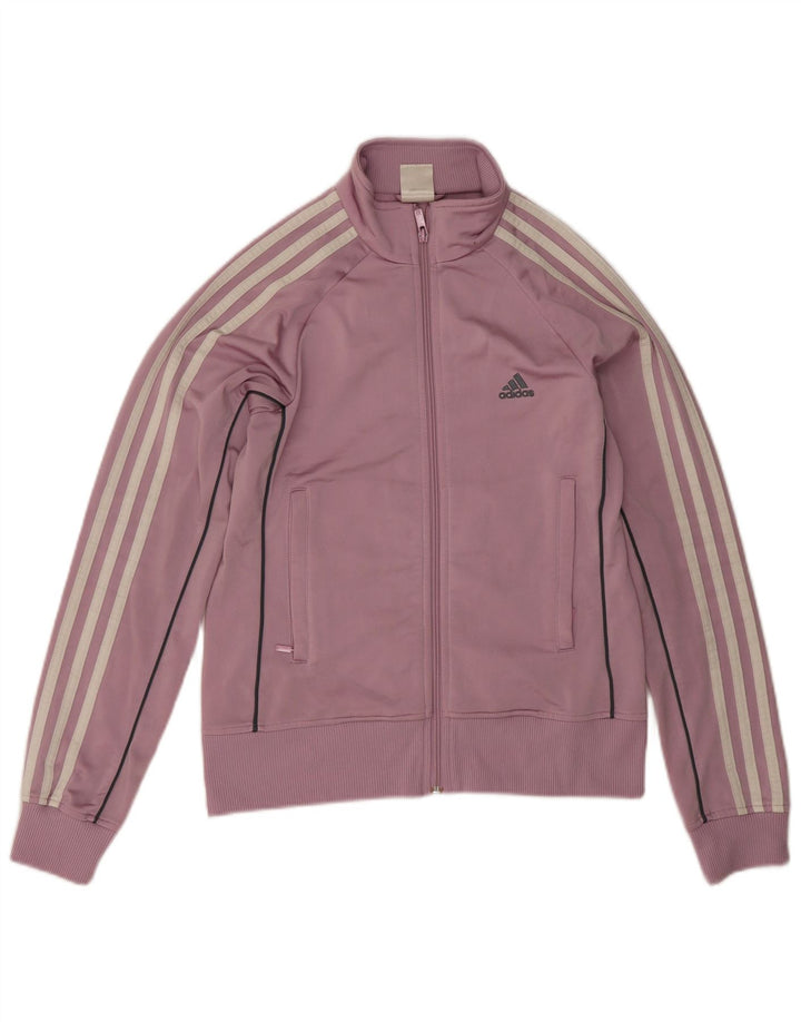 Γυναικεία αθλητική φόρμα Adidas Top Jacket UK 12 Medium Purple Polyester