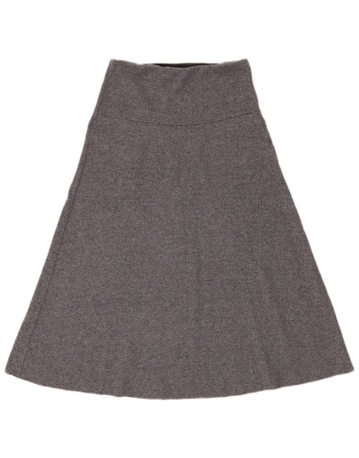Zara Γυναικεία Ψηλόμεση A-Line φούστα Small W26 Grey Polyester