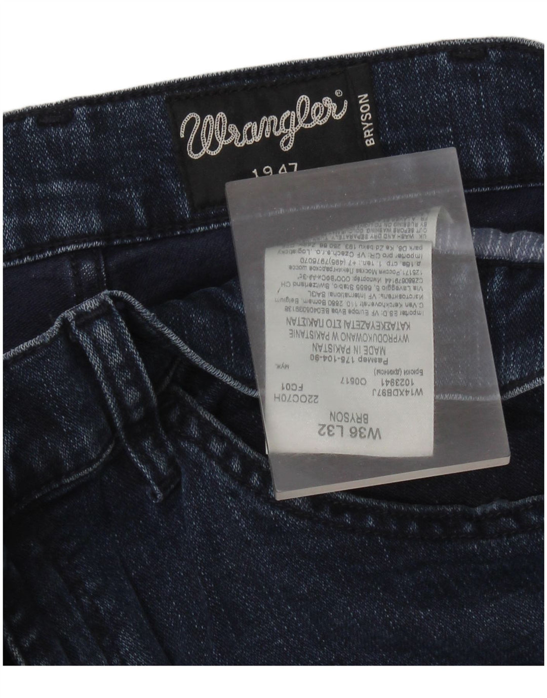Ανδρικό τζιν Wrangler Bryson Skinny W36 L30 Μπλε βαμβακερό