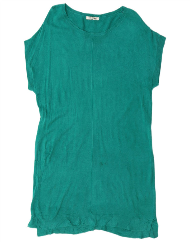Marks & Spencer Γυναικείο Φόρεμα Shift UK 24 4XL Green Polyester
