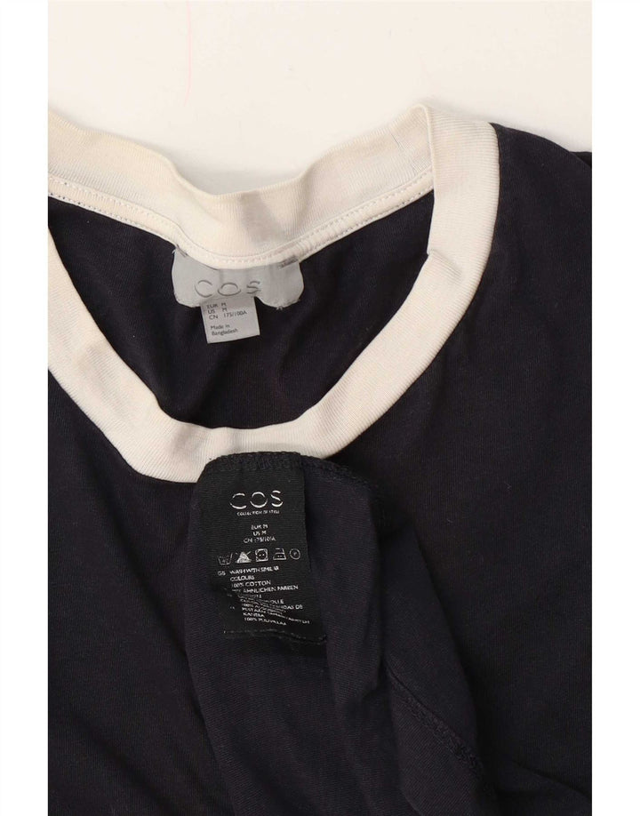 Ανδρικό T-Shirt Cos Top από μεσαίο μπλε ναυτικό βαμβακερό