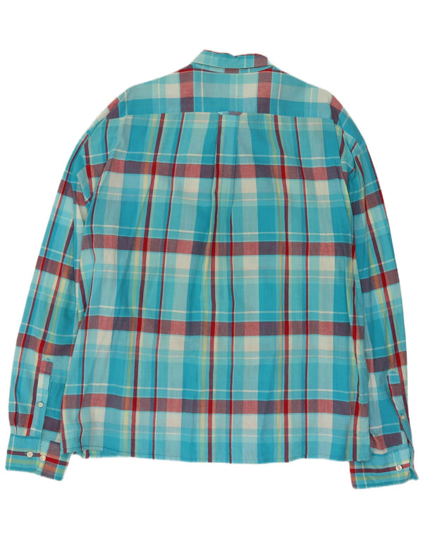 Ανδρικό πουκάμισο GANT Regular Fit 2XL Blue Check Cotton
