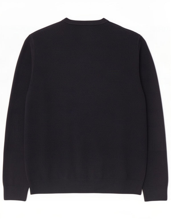 Ανδρικό πουλόβερ Marks & Spencer V-Neck Jumper Large Navy Blue
