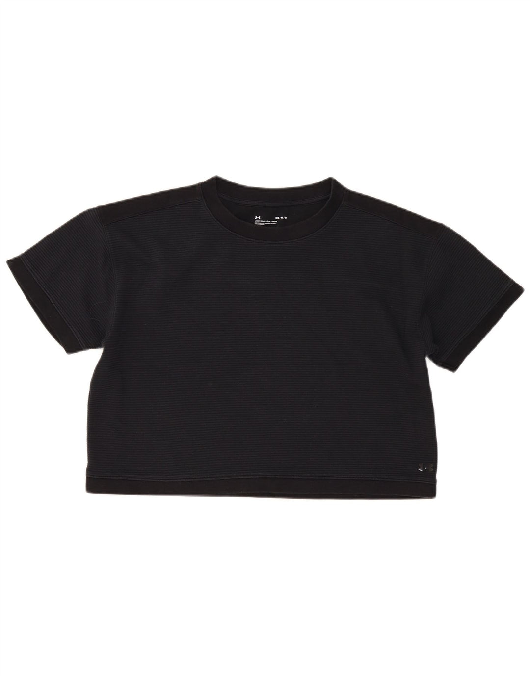 Under Armour Γυναικείο Υπερμεγέθη γραφικό T-Shirt Top UK 14 Medium Black