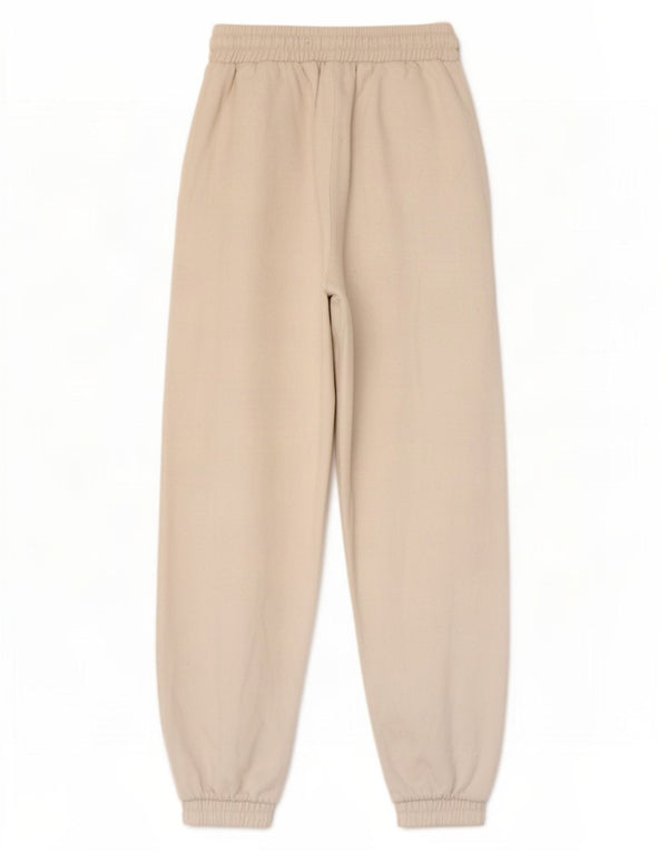 Zara Γυναικεία φόρμα ψηλόμεση Παντελόνι Joggers UK 8 Small Off White
