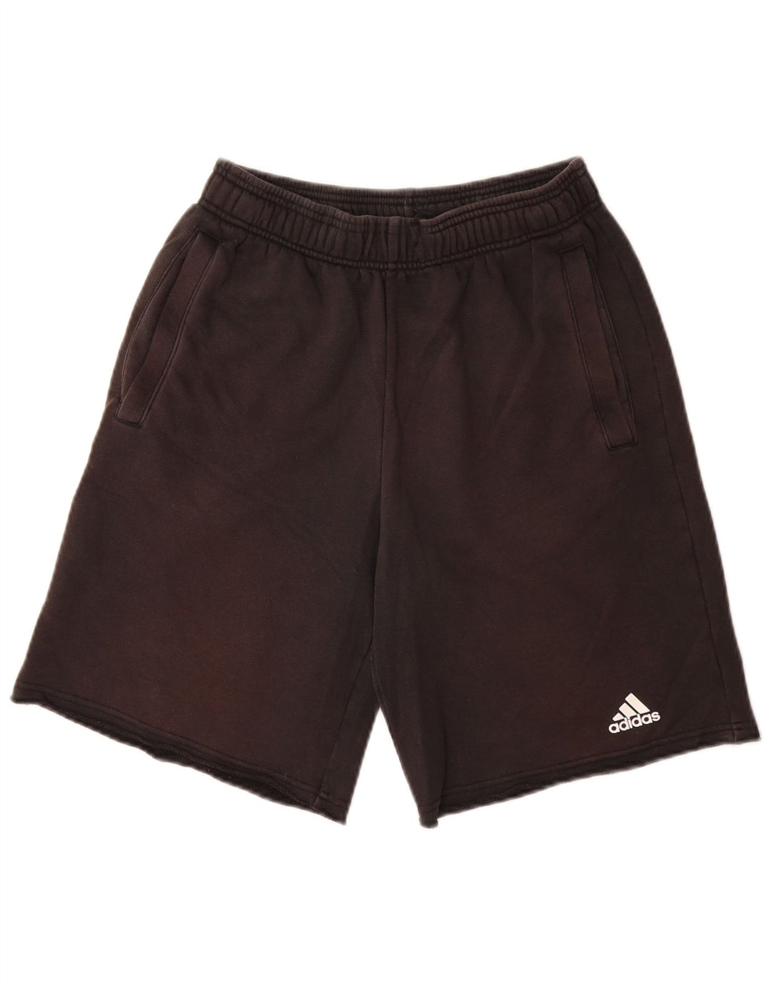Ανδρικό αθλητικό σορτς Adidas μικρό μαύρο βαμβακερό