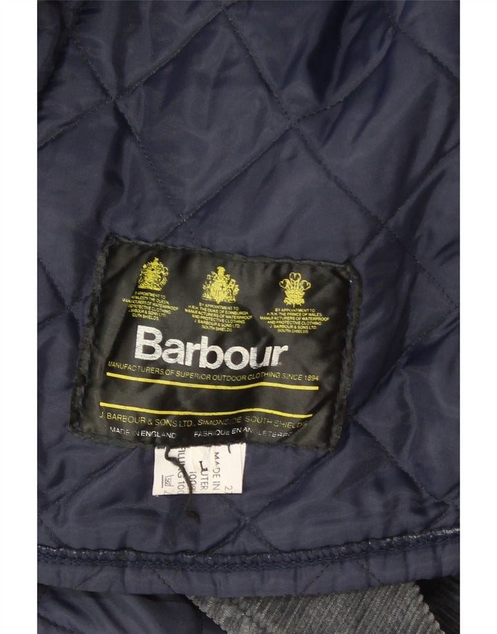 Ανδρικό καπιτονέ μπουφάν Barbour UK 40 Large Navy Blue Nylon
