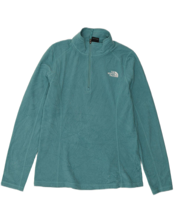THE NORTH FACE Γυναικείο φερμουάρ Fleece Jumper UK 12 Medium Turquoise