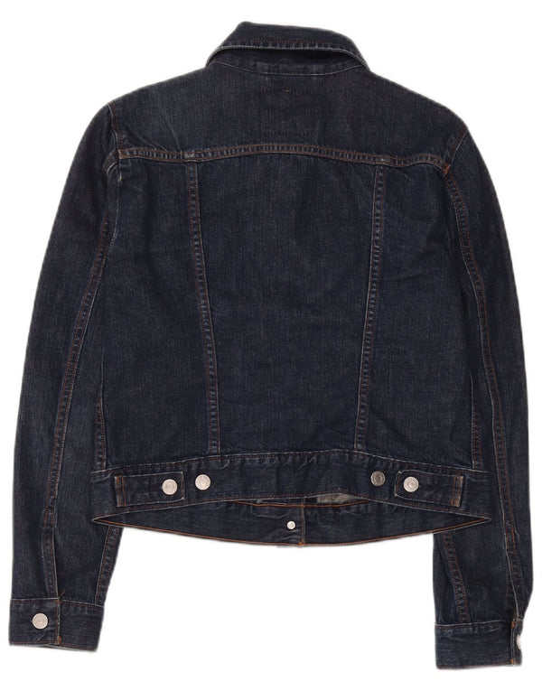 Γυναικείο τζιν μπουφάν Levi's Crop UK 12 Medium Navy Blue Cotton
