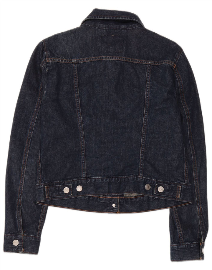 Γυναικείο τζιν μπουφάν Levi's Crop UK 12 Medium Navy Blue Cotton