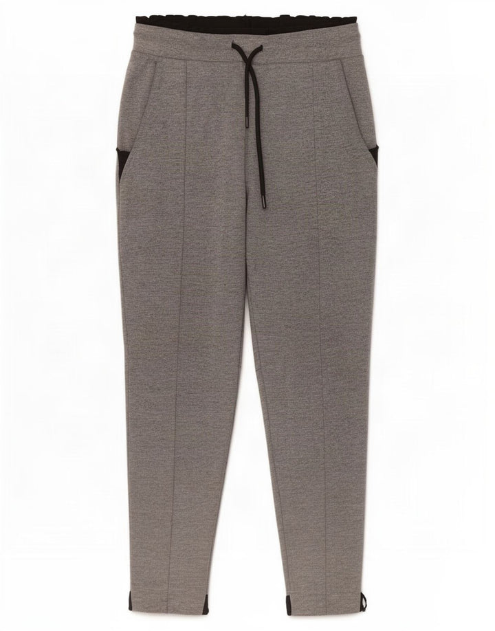 Ανδρική φόρμα Zara Crop Παντελόνι με μεσαίο γκρι χρώμα