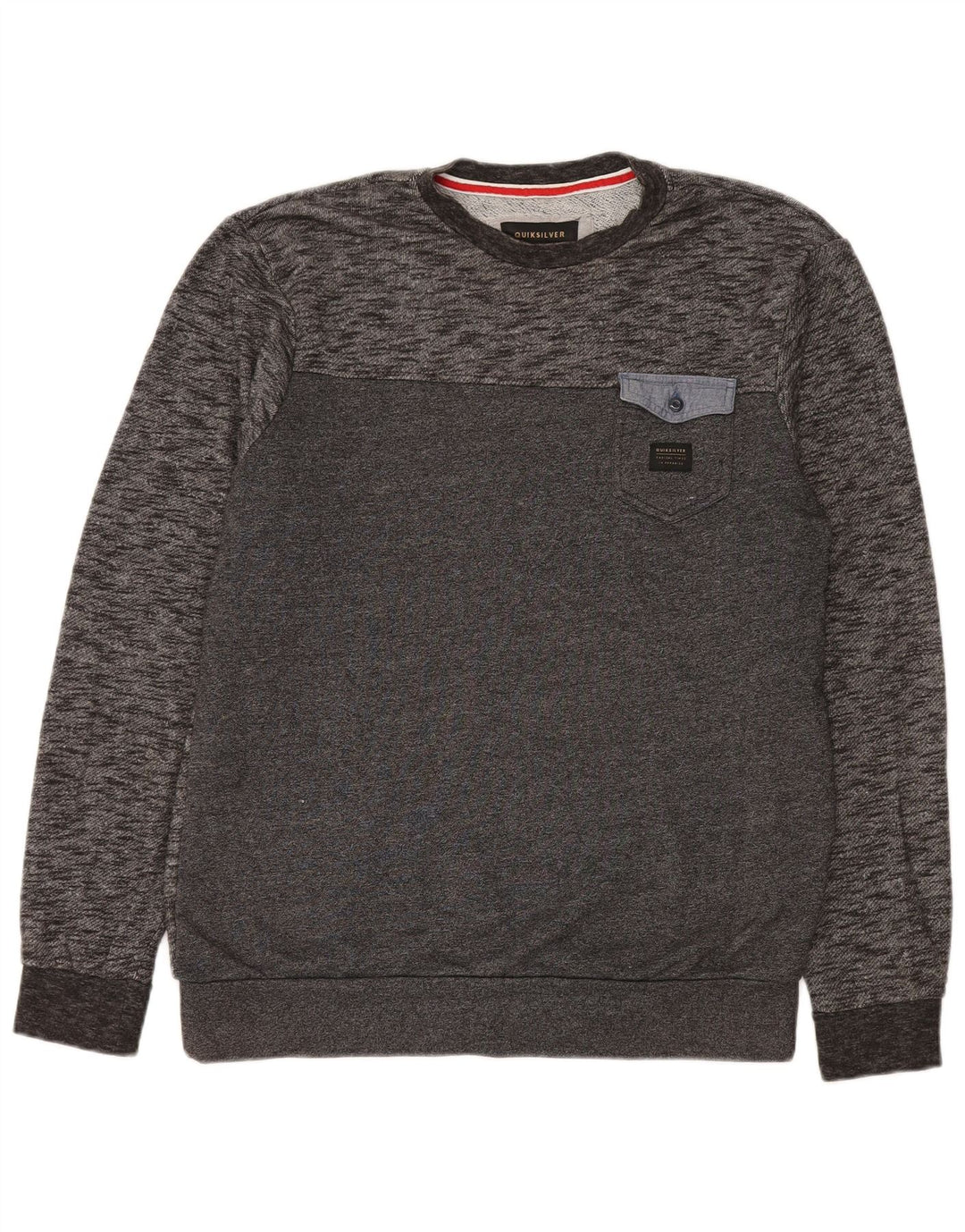Ανδρικό φούτερ Quiksilver Jumper Μεγάλο γκρι βαμβακερό