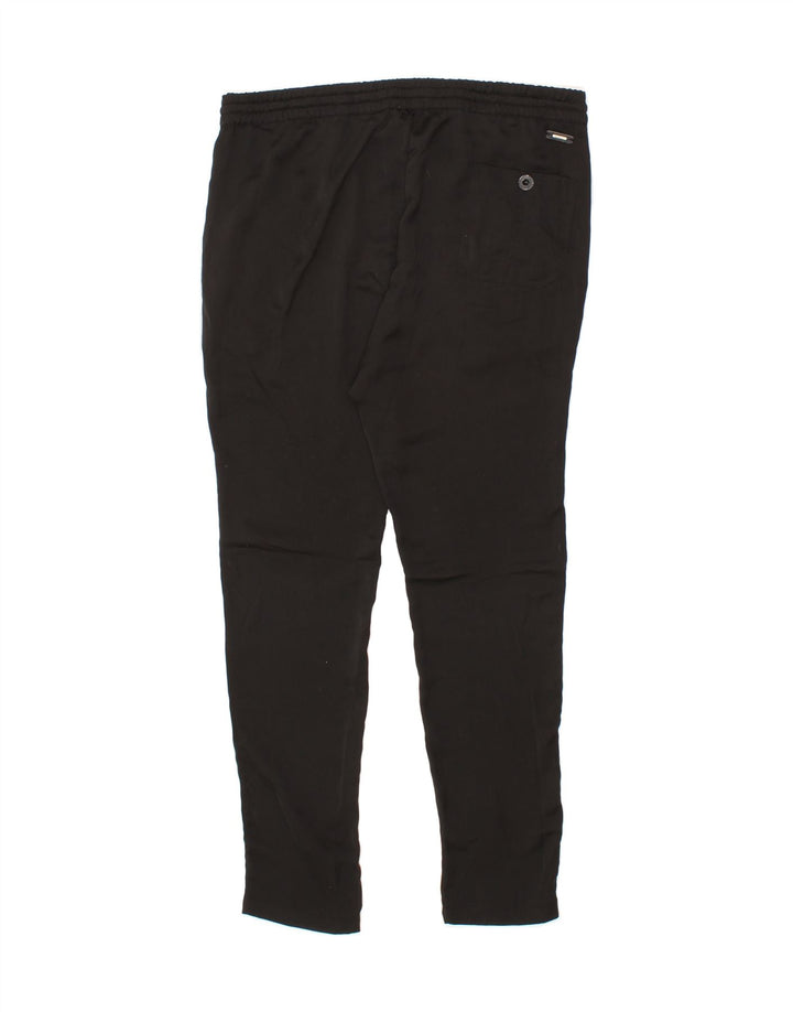 REPLAY Womens Tracksuit Trousers UK 10 Small  Black Vintage Replay and Second-Hand Replay from Messina Hembry 