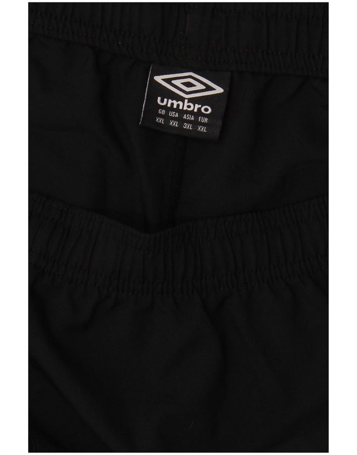 Ανδρικό αθλητικό σορτς UMBRO 2XL Μαύρο