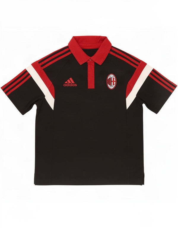 Ανδρικό πουκάμισο Adidas AC Milan Graphic Polo Small Black Colourblock