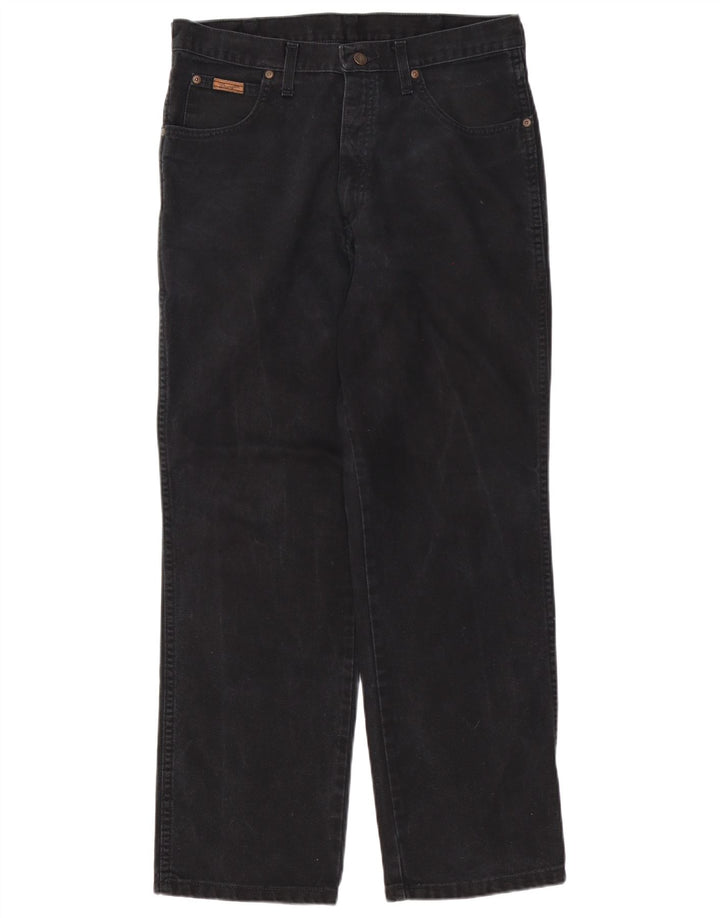 Wrangler Ανδρικό Ohio Straight Jeans W33 L30 Μαύρο βαμβακερό