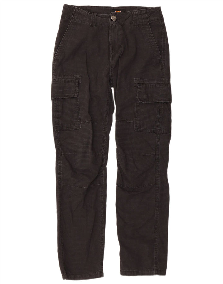 DICKIES Ανδρικό ίσιο παντελόνι Cargo W28 L29 Μαύρο βαμβακερό