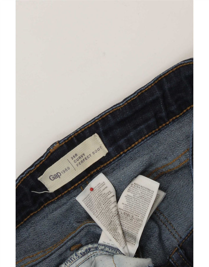 Gap Γυναικείο τζιν μποτάκι με καμπύλες W26 L30 Navy Blue Cotton