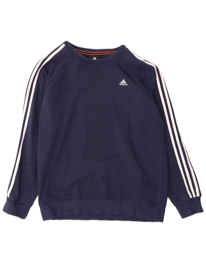 Adidas Ανδρικό Φούτερ Climalite Jumper Μεγάλο Ναυτικό Βαμβακερό