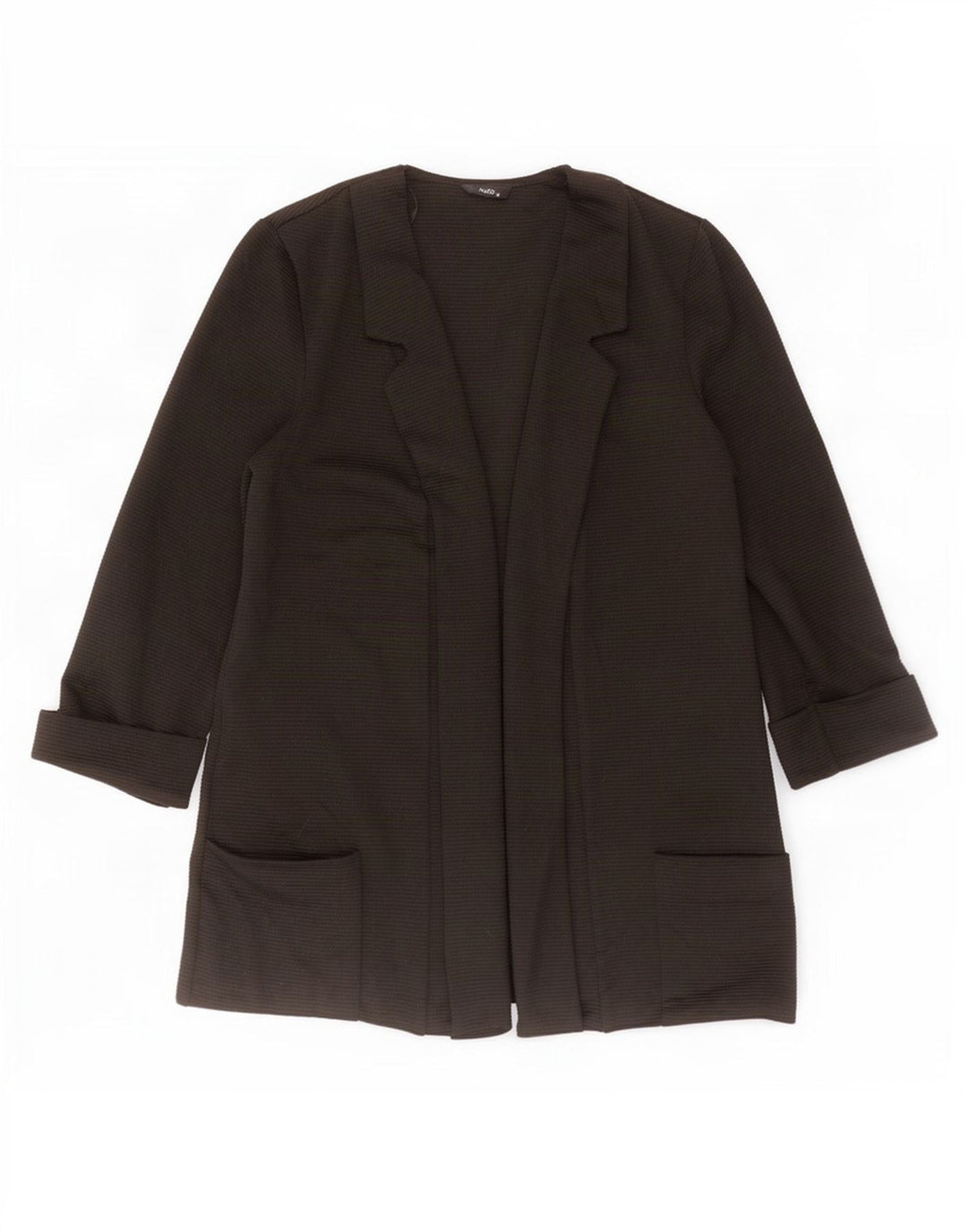 M&Co Γυναικεία Ζακέτα με 3/4 μανίκια UK 14 Medium Black Polyester