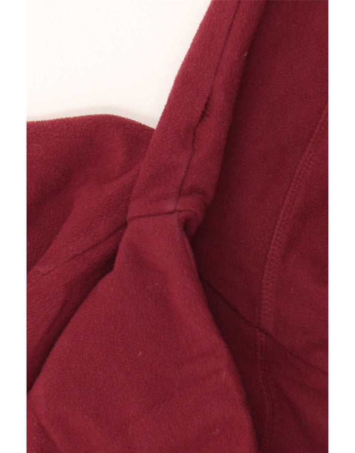The North Face Γυναικείο Fleece Jacket UK 10 Small Burgundy Polyester