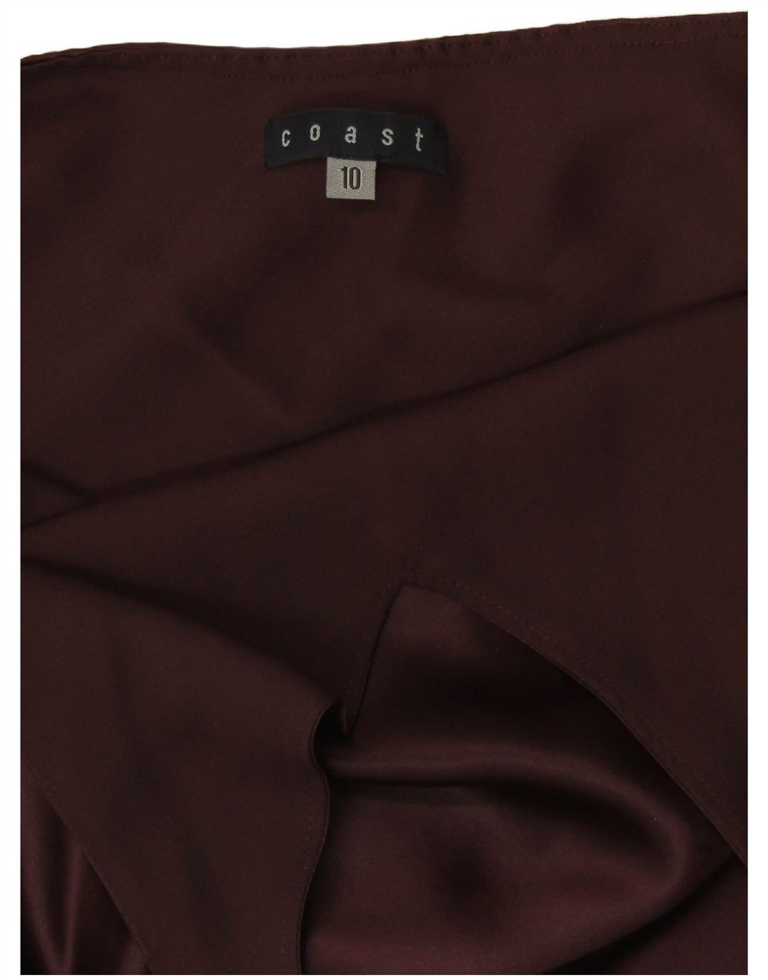 COAST Γυναικείο Halter Top UK 10 Small Brown Silk