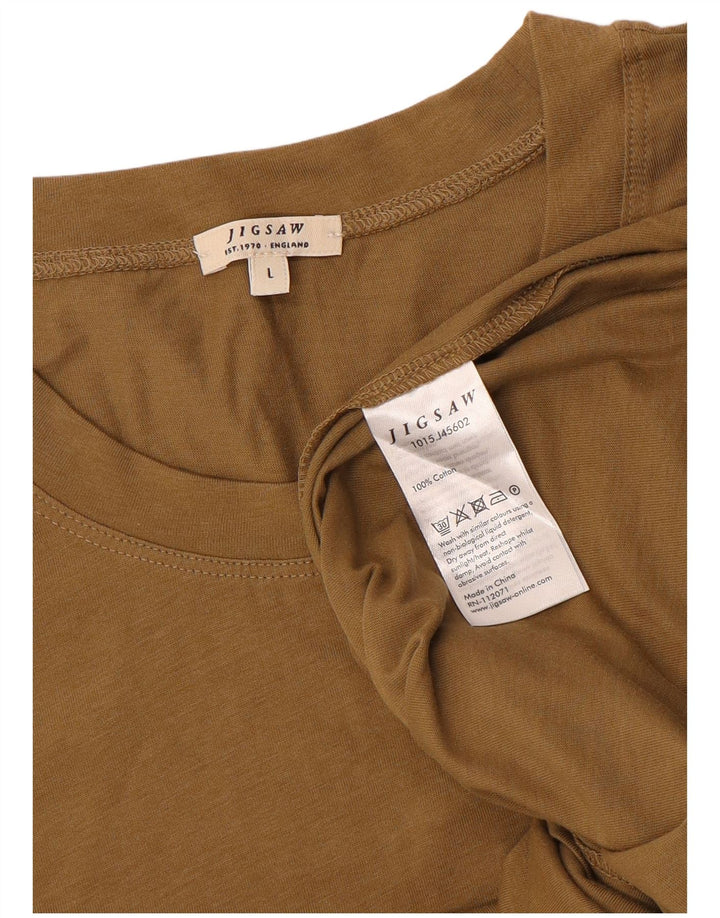 Ανδρικό T-Shirt Jigsaw Top Larg Brown Βαμβακερό