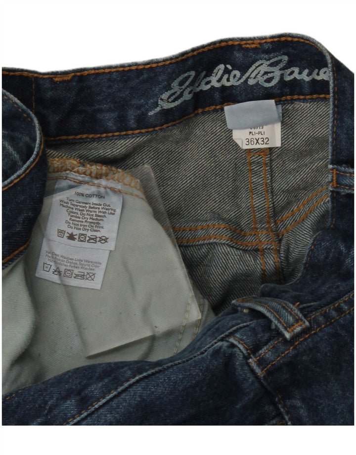 Γυναικείο ίσιο τζιν Eddie Bauer W36 L32 Μπλε βαμβακερό