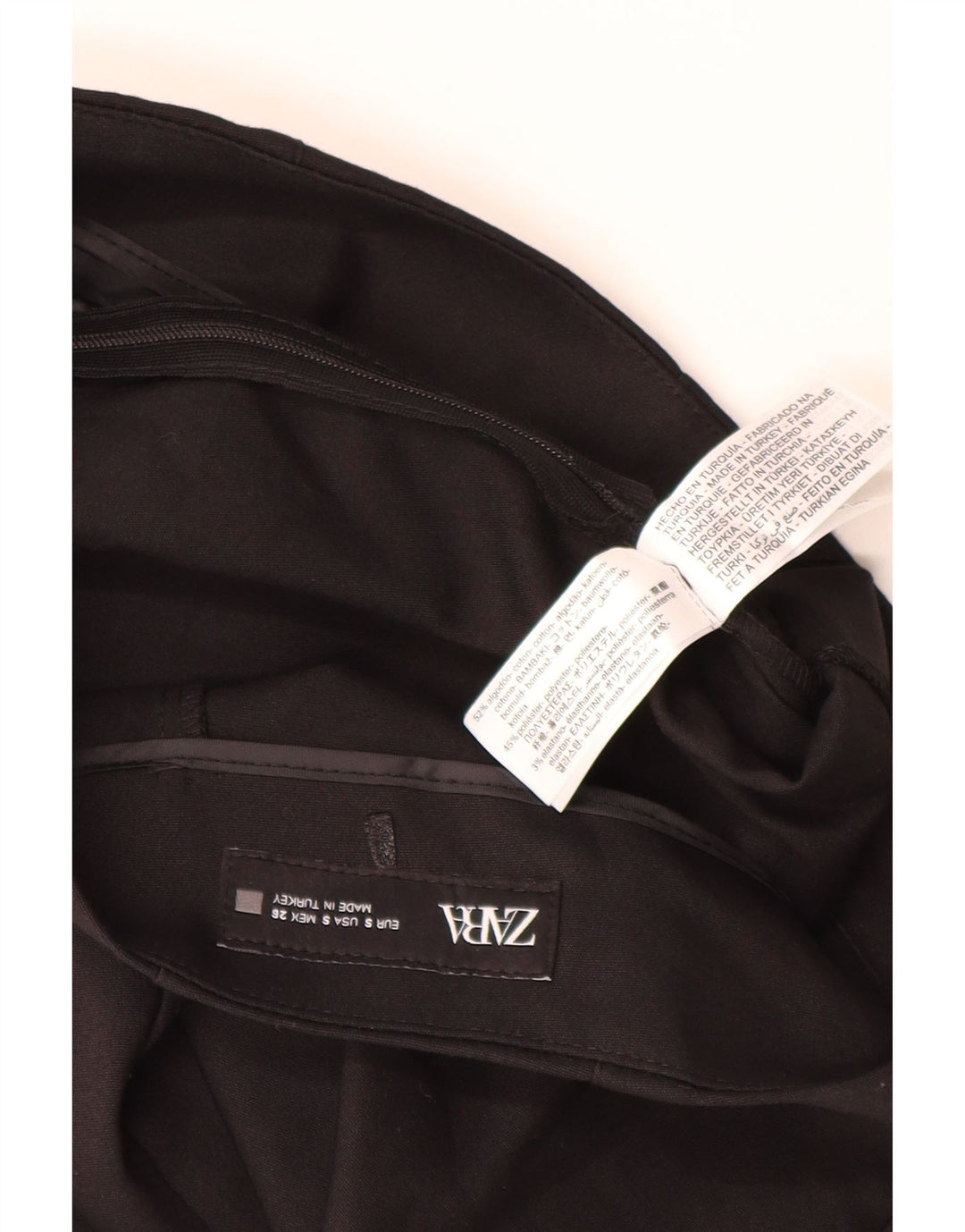 Zara Γυναικείο Hot Παντελόνι Small W26 Μαύρο