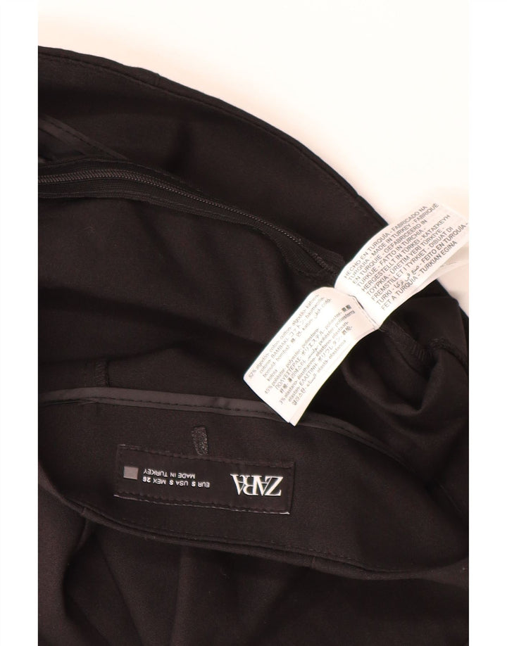 Zara Γυναικείο Hot Παντελόνι Small W26 Μαύρο