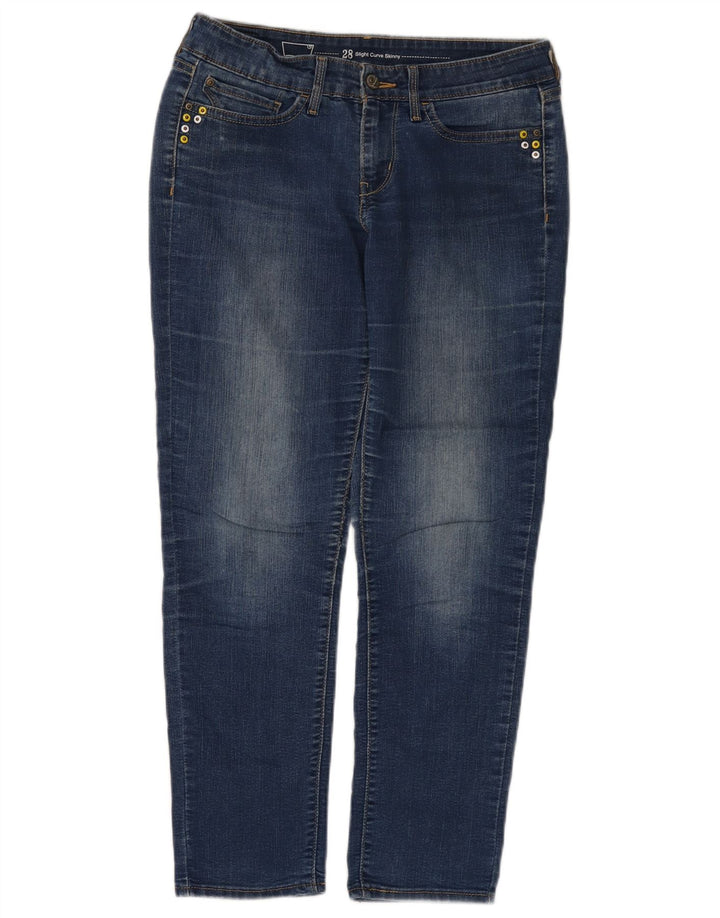 LEVI'S Γυναικείο Skinny Jeans ελαφρώς καμπυλωτό W28 L27 Μπλε