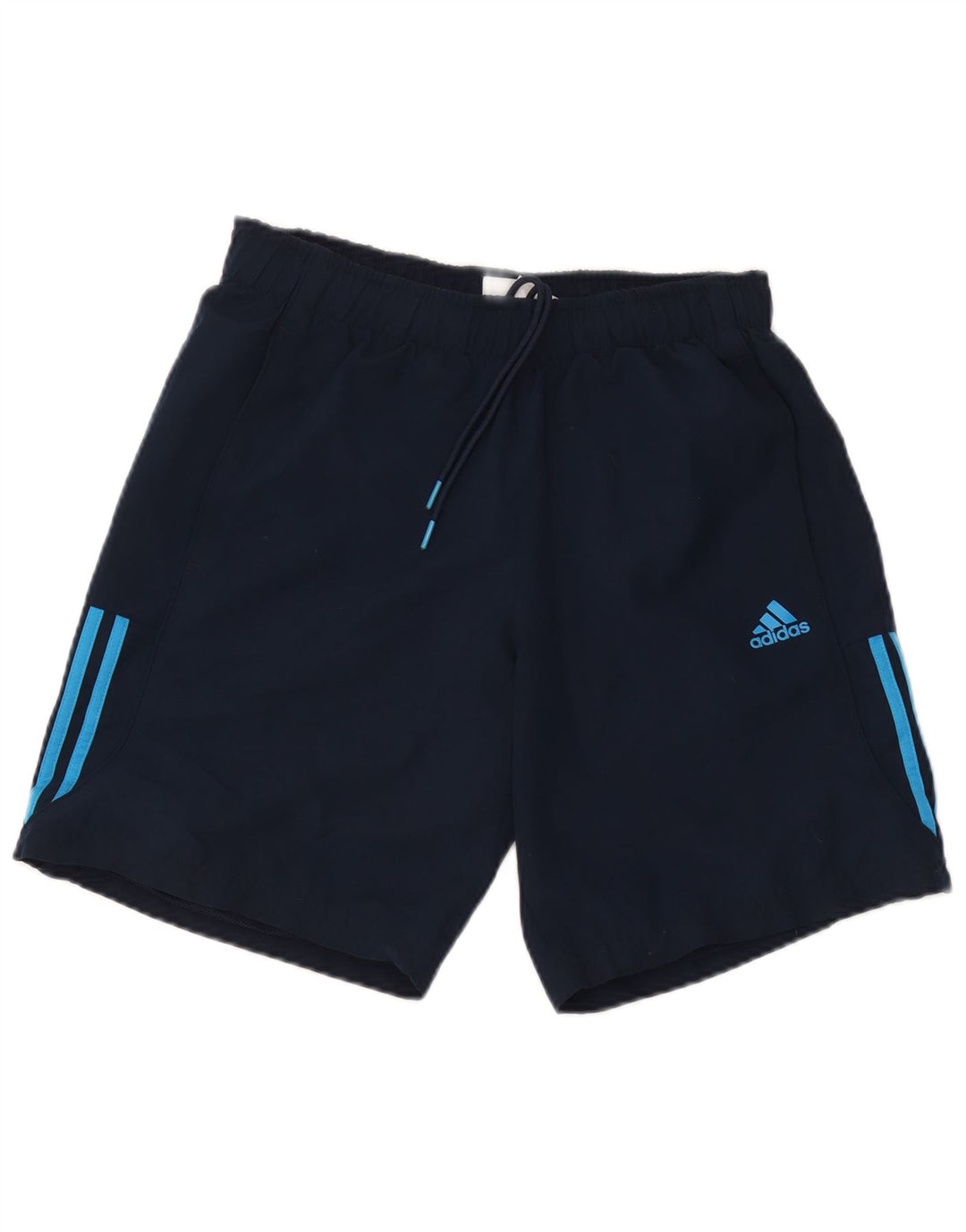 Ανδρικό αθλητικό σορτς Adidas Climalite από μεσαίο μπλε ναυτικό πολυεστέρα