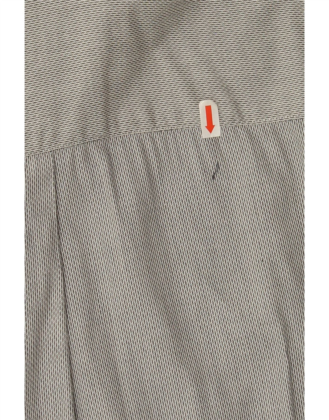TRUSSARDI Mens Shirt Size 17 43 XL Grey Check Cotton Vintage Trussardi and Second-Hand Trussardi from Messina Hembry 