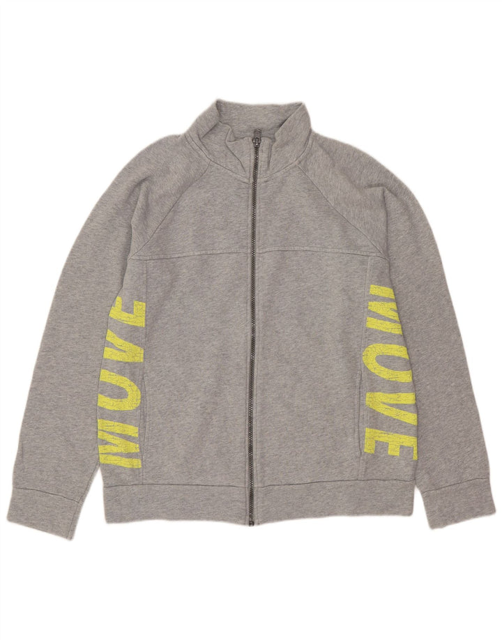 Μπουφάν Benetton Boys Graphic αθλητική φόρμα 11-12 ετών 2XL Grey Flecked