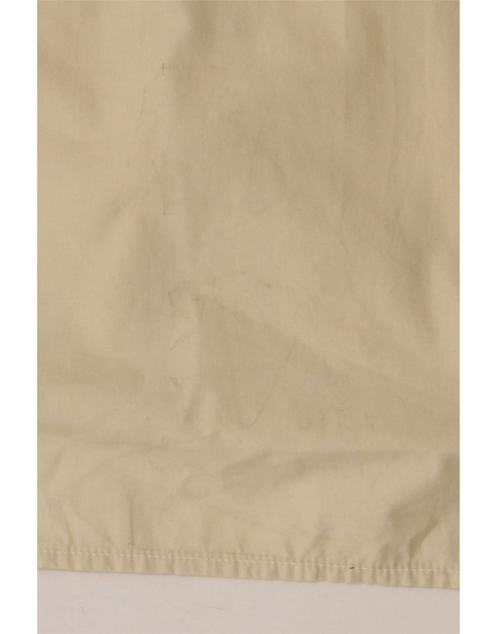 BELFE & BELFE Mens Short Sleeve Shirt Large Beige Cotton Vintage Belfe & Belfe and Second-Hand Belfe & Belfe from Messina Hembry 