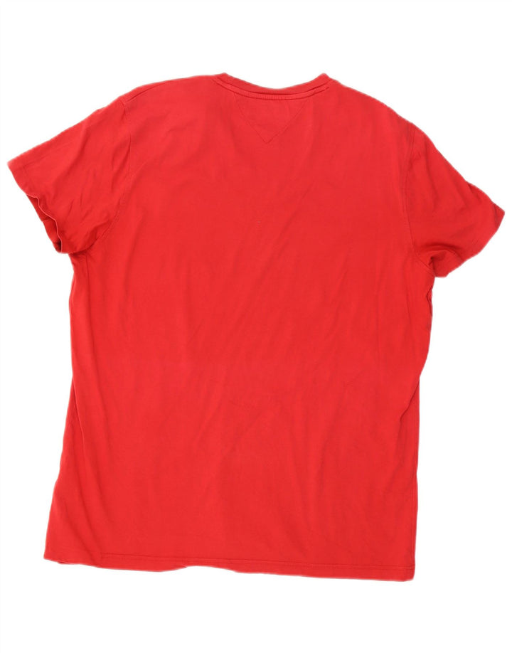 Tommy Hilfiger Γυναικείο T-Shirt Top 2XL κόκκινο βαμβακερό