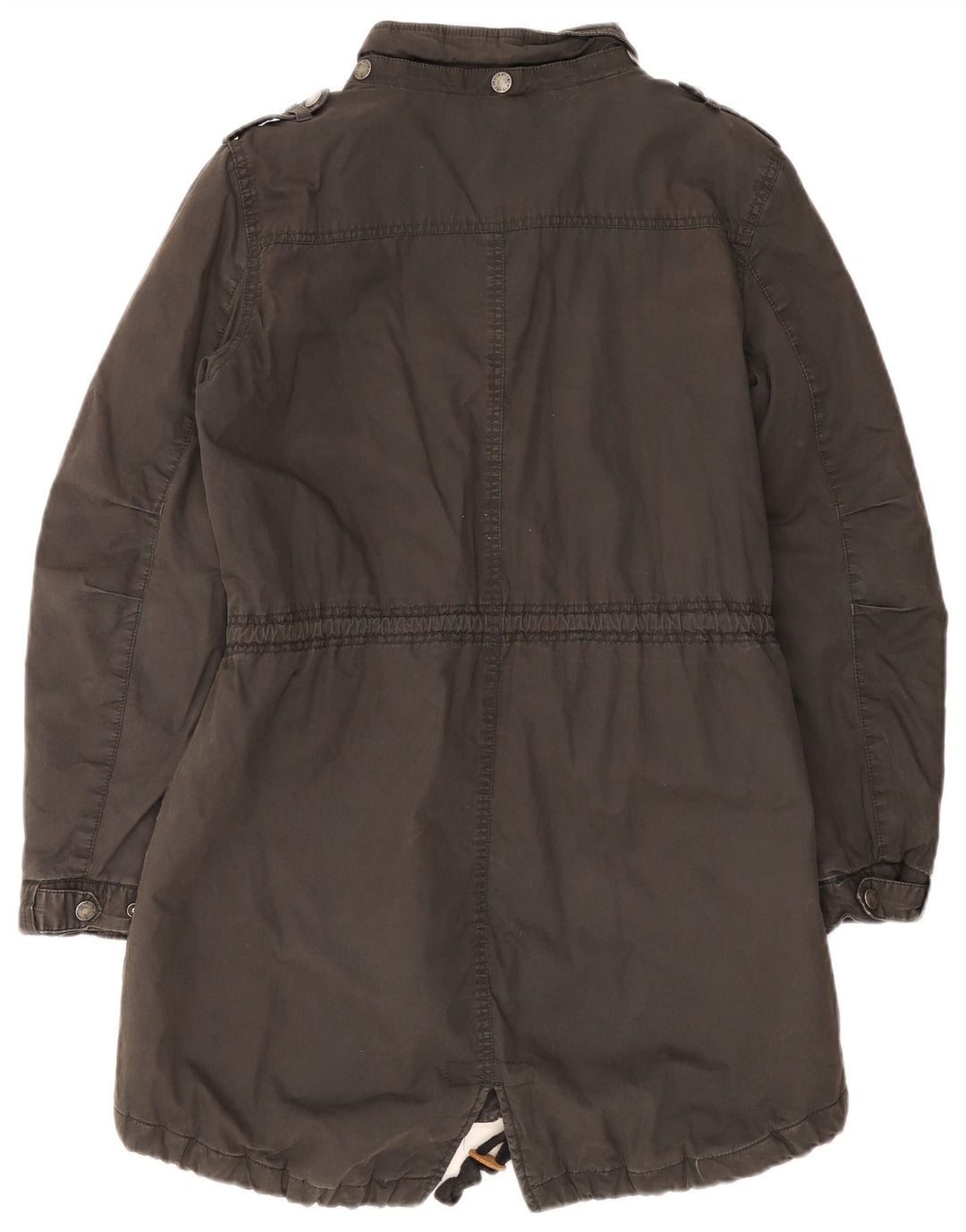 Γυναικείο μπουφάν Parka Fat Face UK 14 Large Grey Cotton
