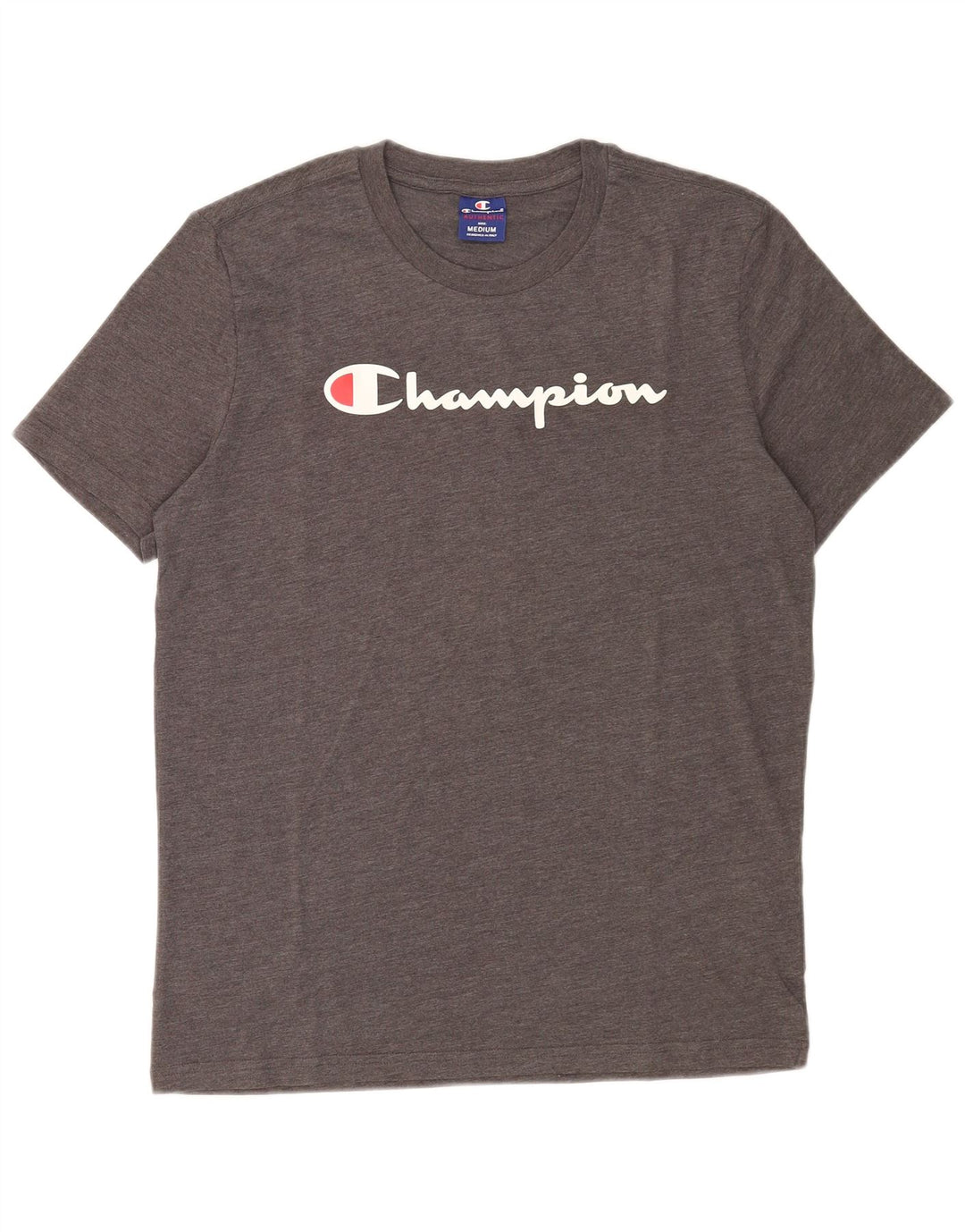 Ανδρικό γραφικό T-Shirt Champion Top Μεσαίο γκρι βαμβακερό