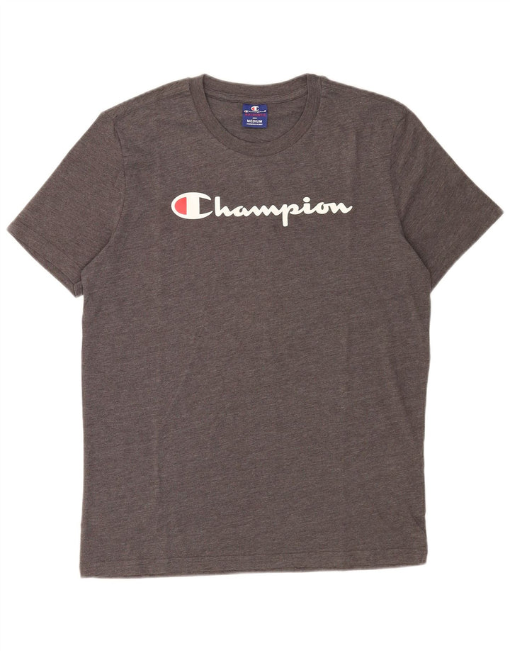 Ανδρικό γραφικό T-Shirt Champion Top Μεσαίο γκρι βαμβακερό