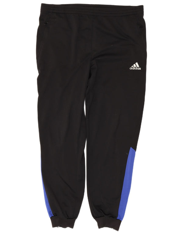 Ανδρική φόρμα Adidas Παντελόνι Joggers UK 44/46 μεγάλο μαύρο πολυεστέρα
