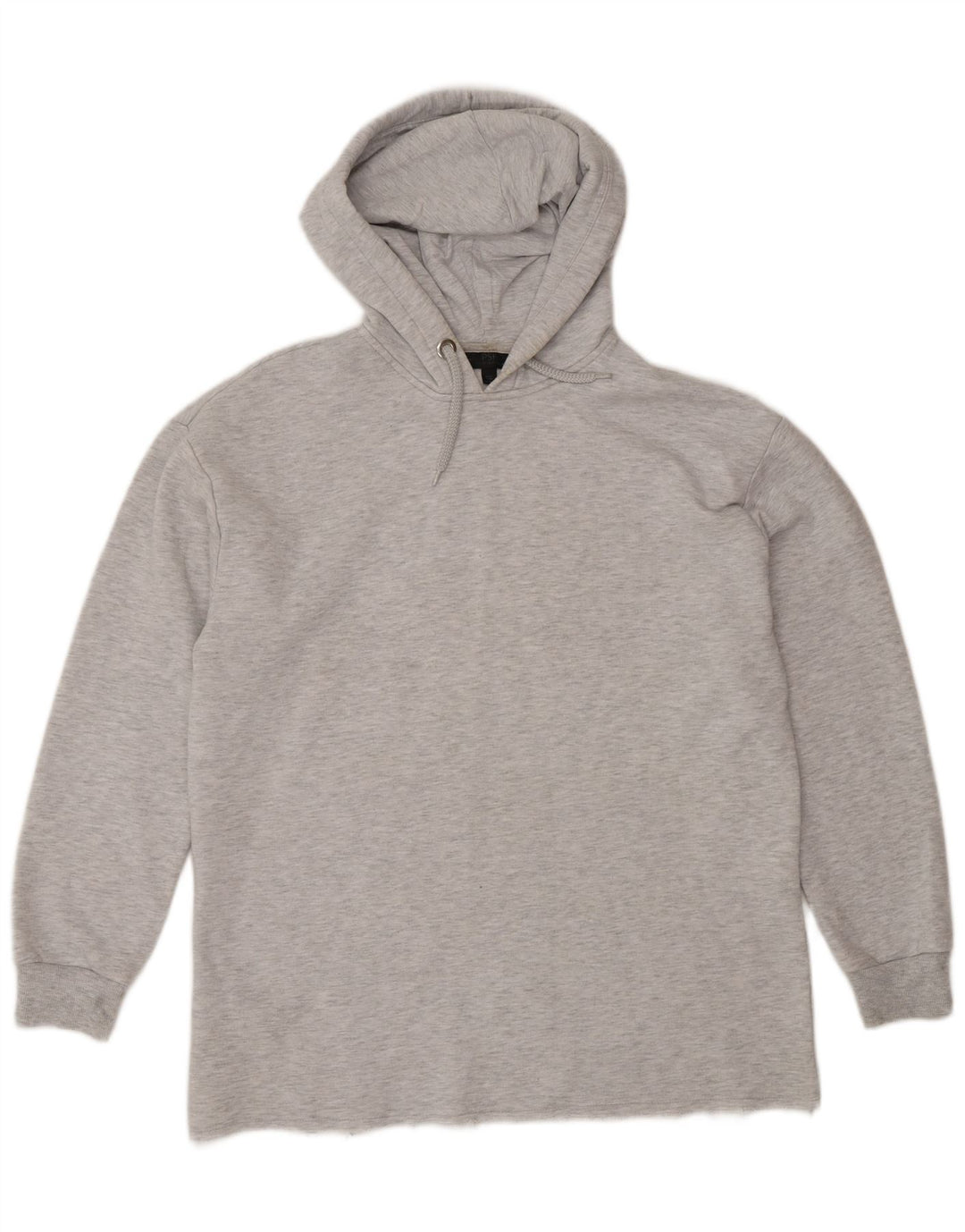 Topshop Γυναικείο Ψηλό Υπερμεγέθη Hoodie Jumper UK 10 Small Grey Polyester