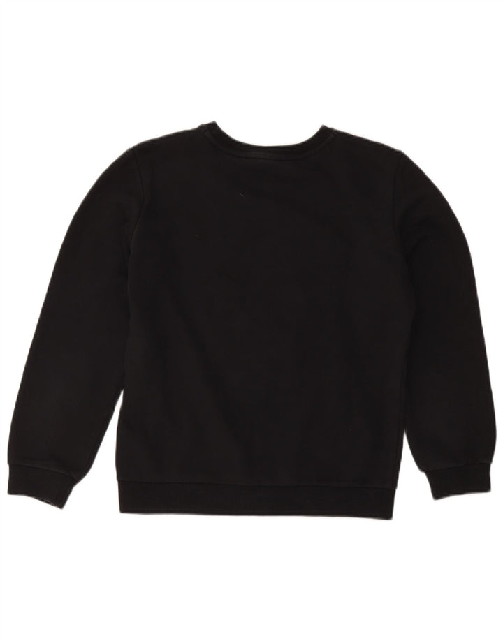 Puma Boys Graphic Φούτερ Jumper 13-14 ετών Μαύρο Βαμβακερό