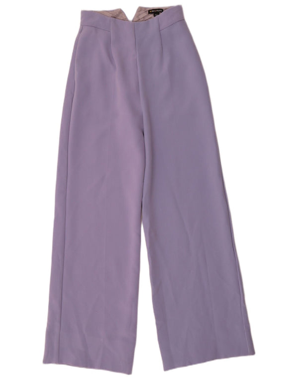 Whistles Γυναικεία ψηλόμεση παντελόνι Chino UK 4 XS W24 L30 Μωβ