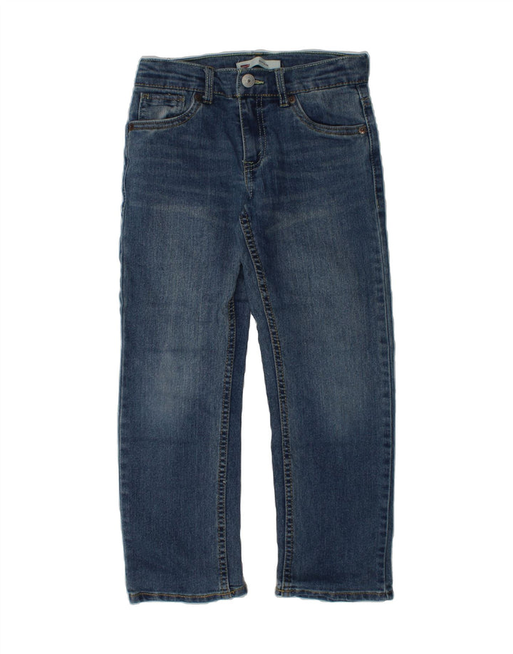 LEVI'S Boys 511 Slim Jeans 6-7 Years W24 L21 Navy Blue Cotton | Vintage Levi's | Thrift | Second-Hand Levi's | Used Clothing | Messina Hembry 