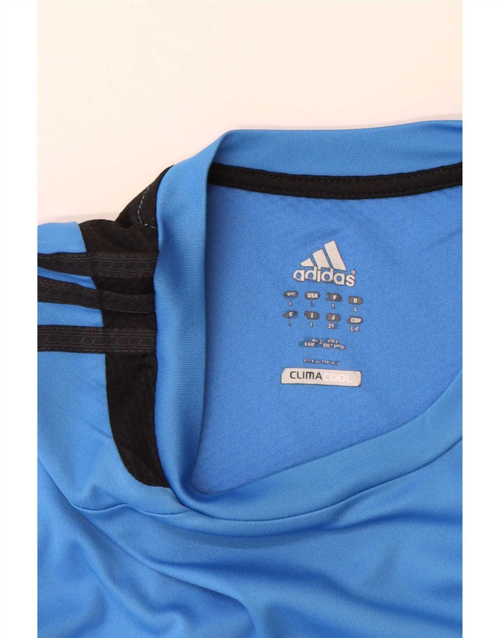 Adidas Ανδρικό γιλέκο Climacool Top Large Blue Colourblock Πολυεστέρας