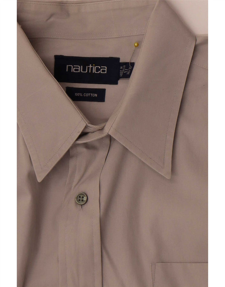 Ανδρικό πουκάμισο Nautica 17 XL Γκρι βαμβακερό
