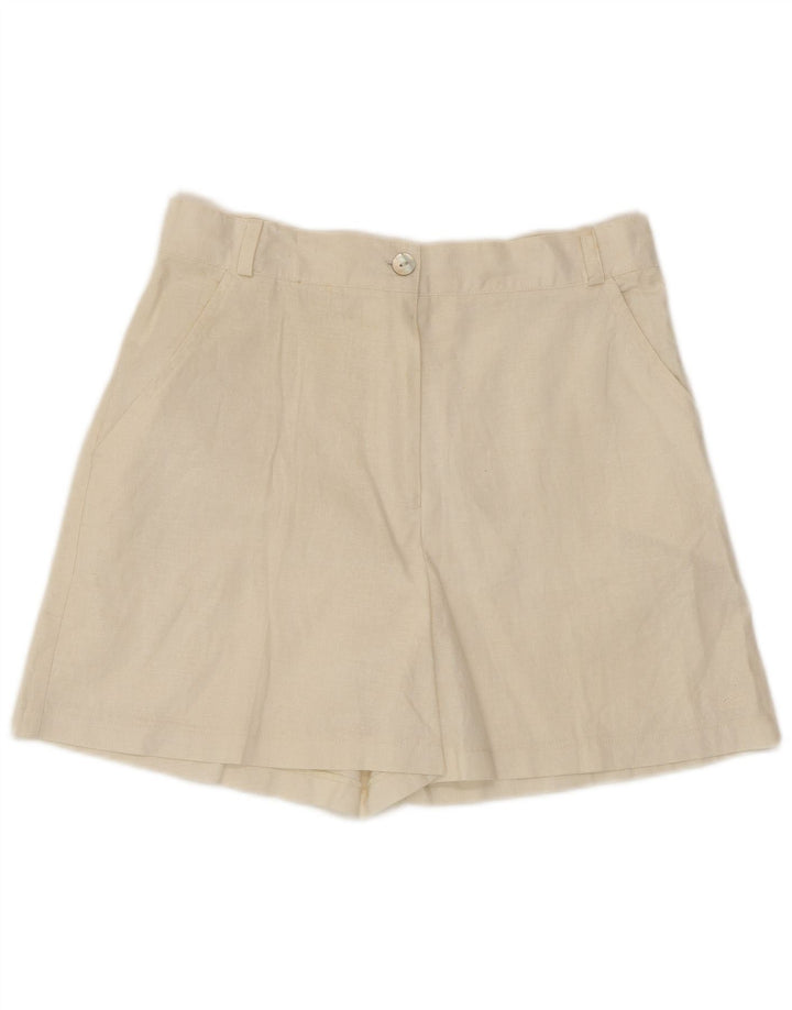 MAURITIUS Γυναικείο σορτς Chino IT 42 Medium W30 Λευκό Λινό