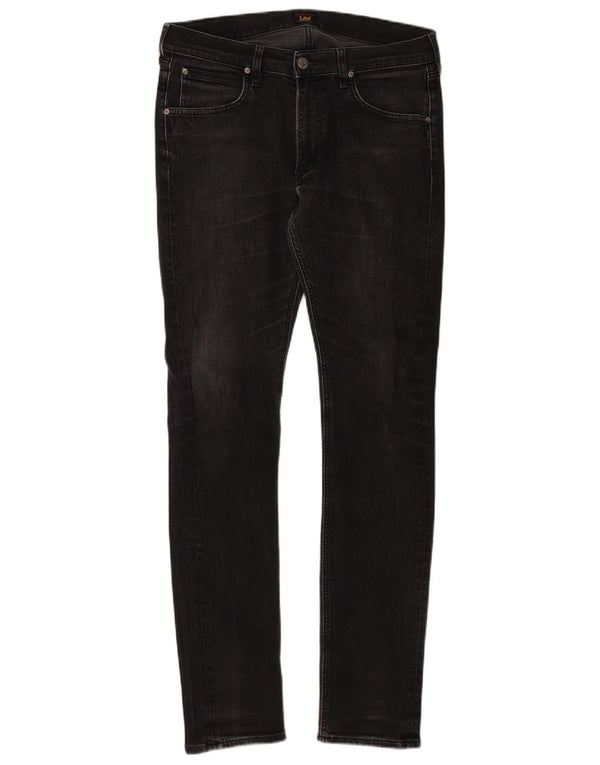 Lee Mens Luke Skinny Jeans W34 L34 Μαύρο βαμβακερό