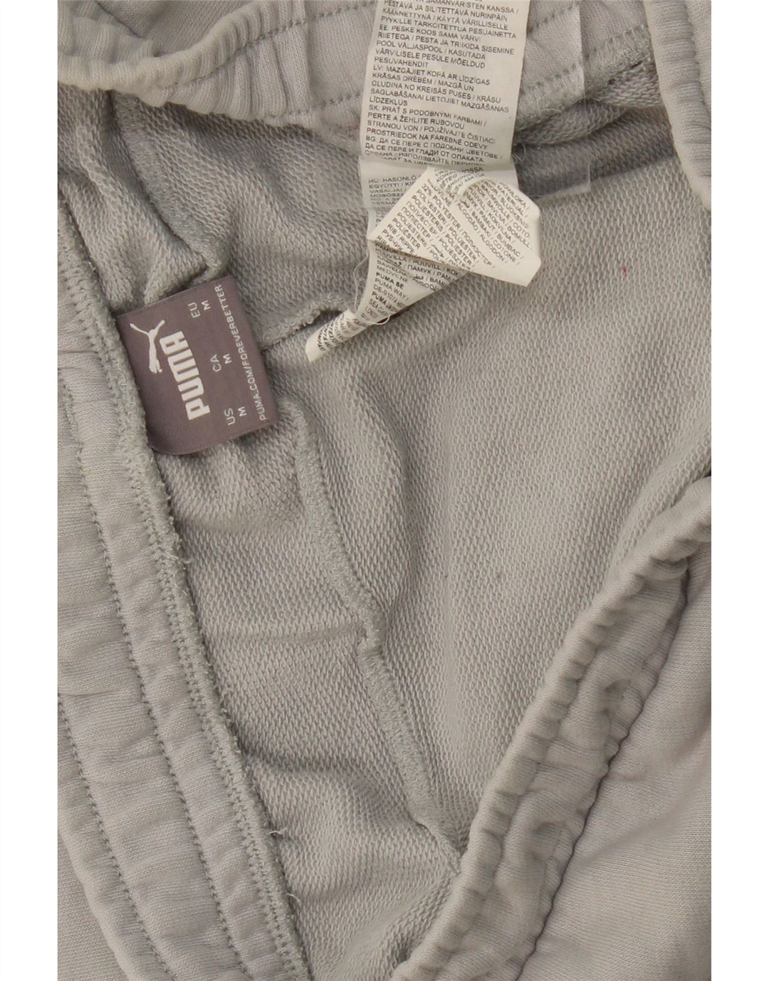 Ανδρική φόρμα αθλητικής φόρμας PUMA γραφική, Joggers, μεσαίο γκρι χρώμα